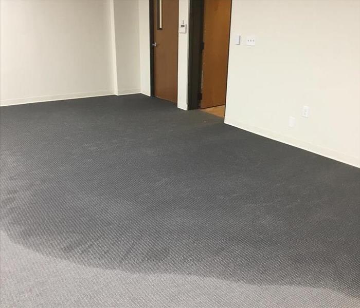 Large Commercial Room with Soaking Wet Carpet