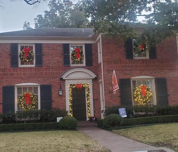 Dallas Home with Christmas Decorations